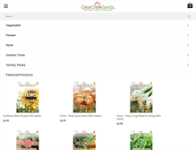 Tablet Screenshot of clearcreekseeds.com